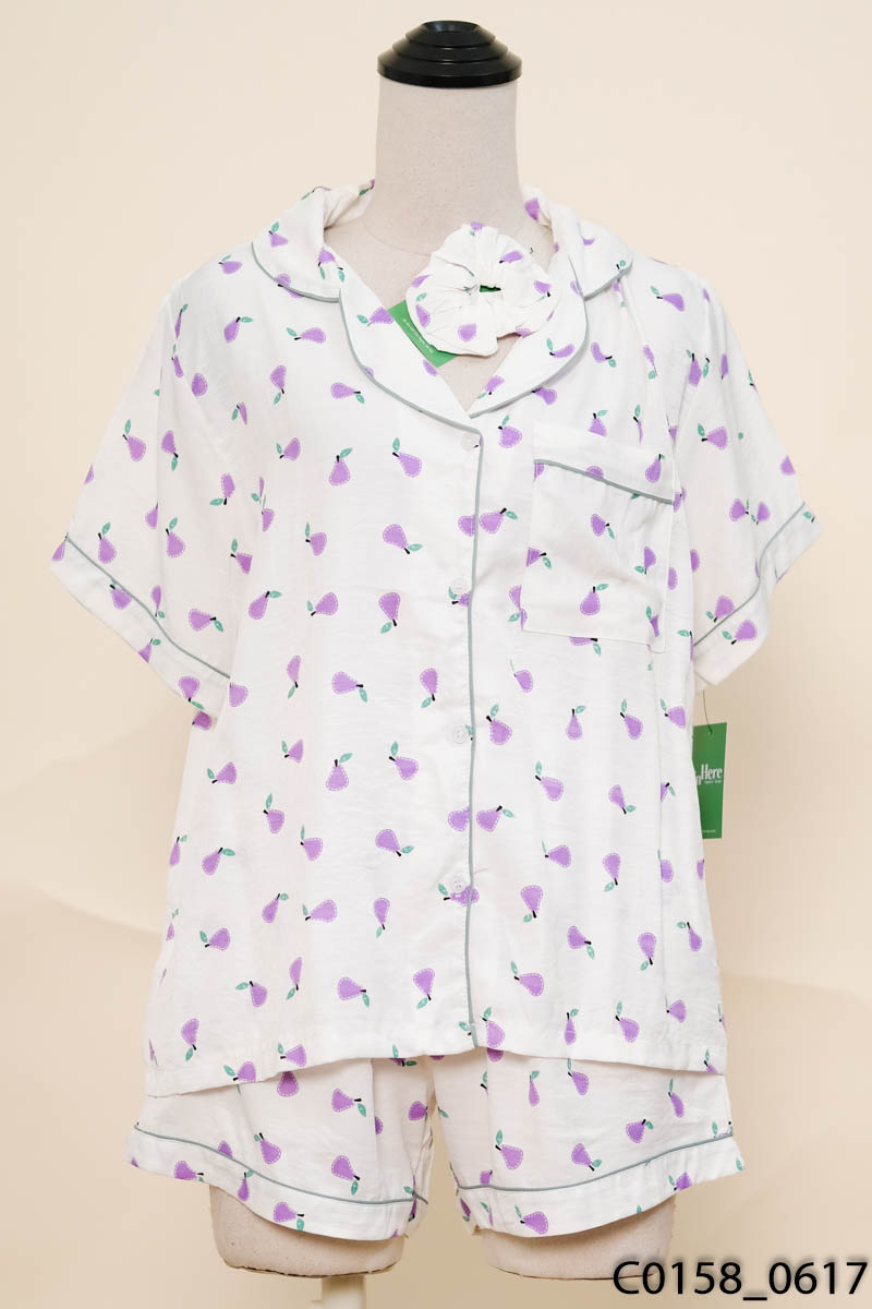 Set pijama kèm dây buộc tóc/NEW