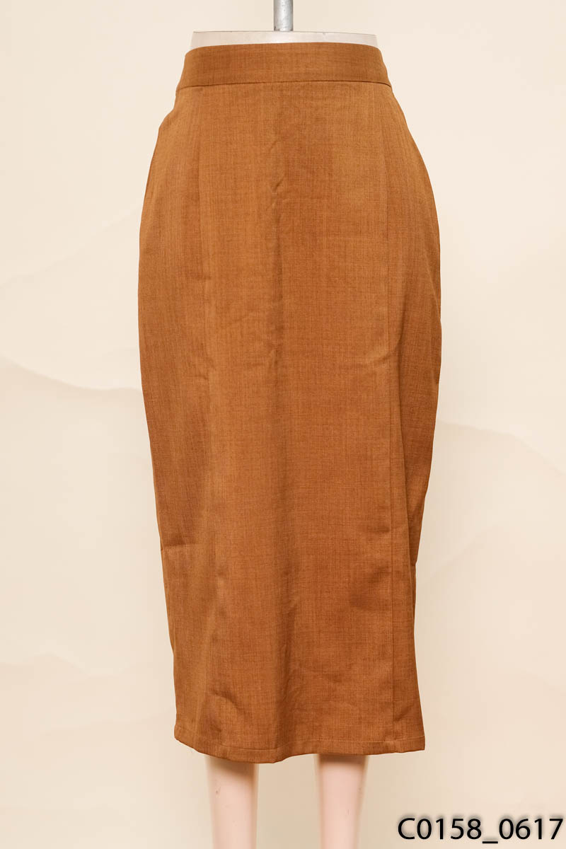 MIUK STYLE-Chân váy nâu