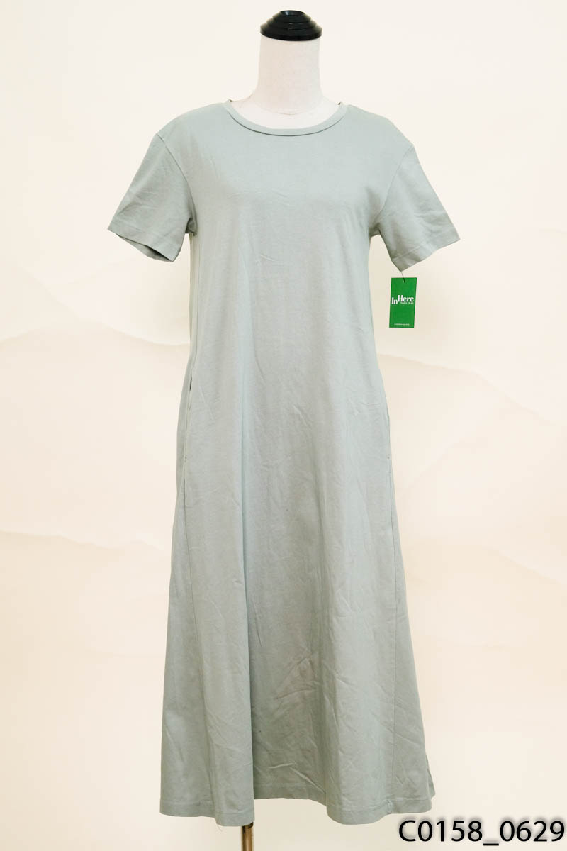 Đầm thun xanh ngọc