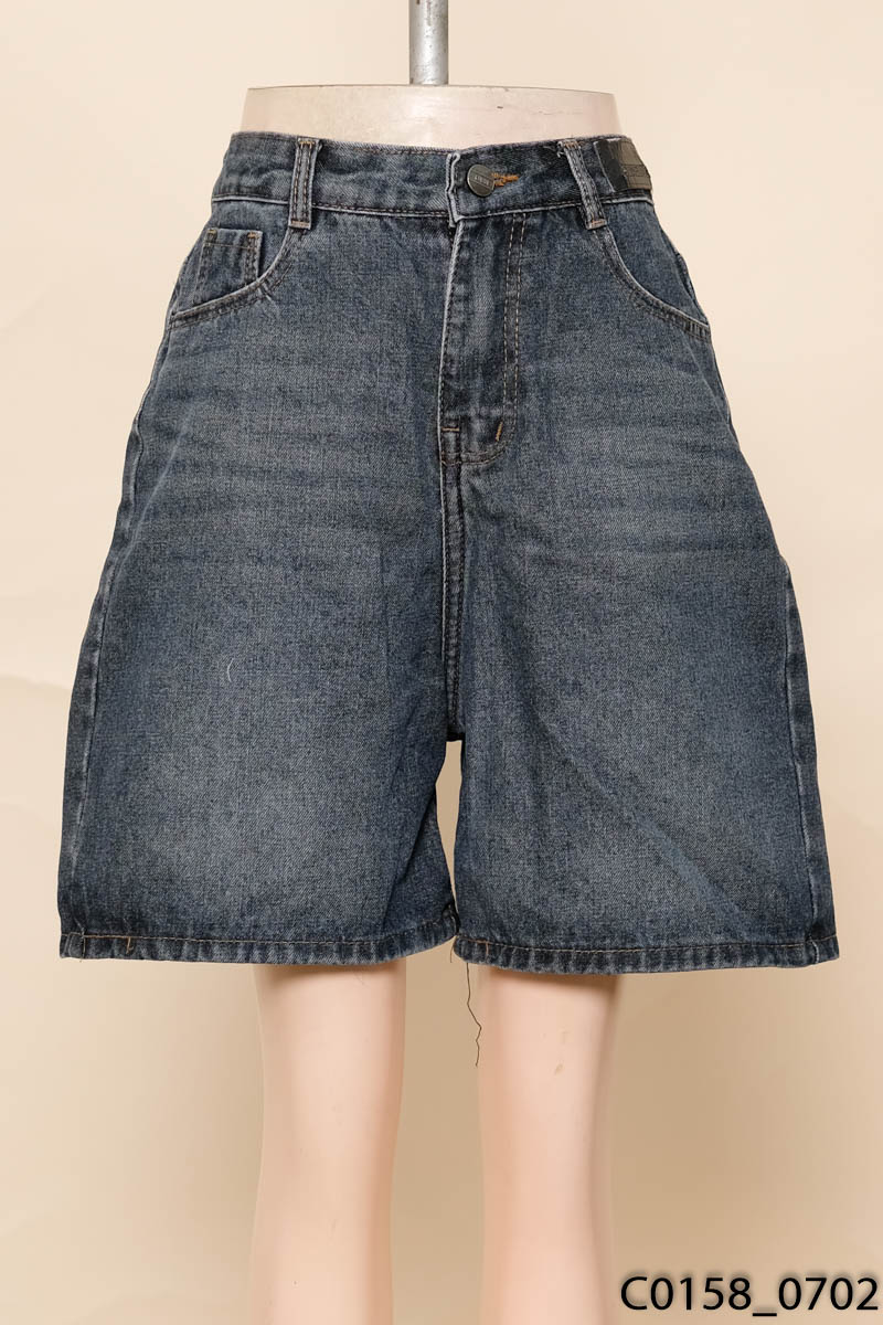 Quần shorts jeans xanh