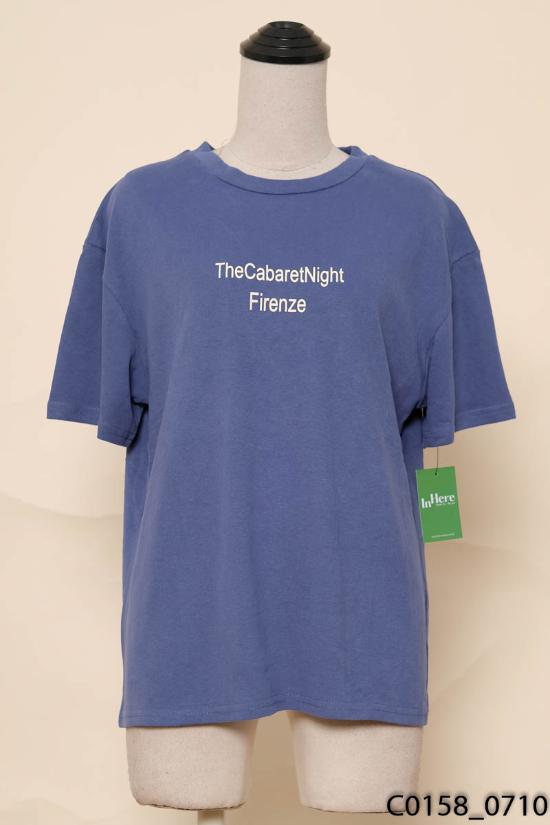 Áo thun xanh họa tiết New Tags