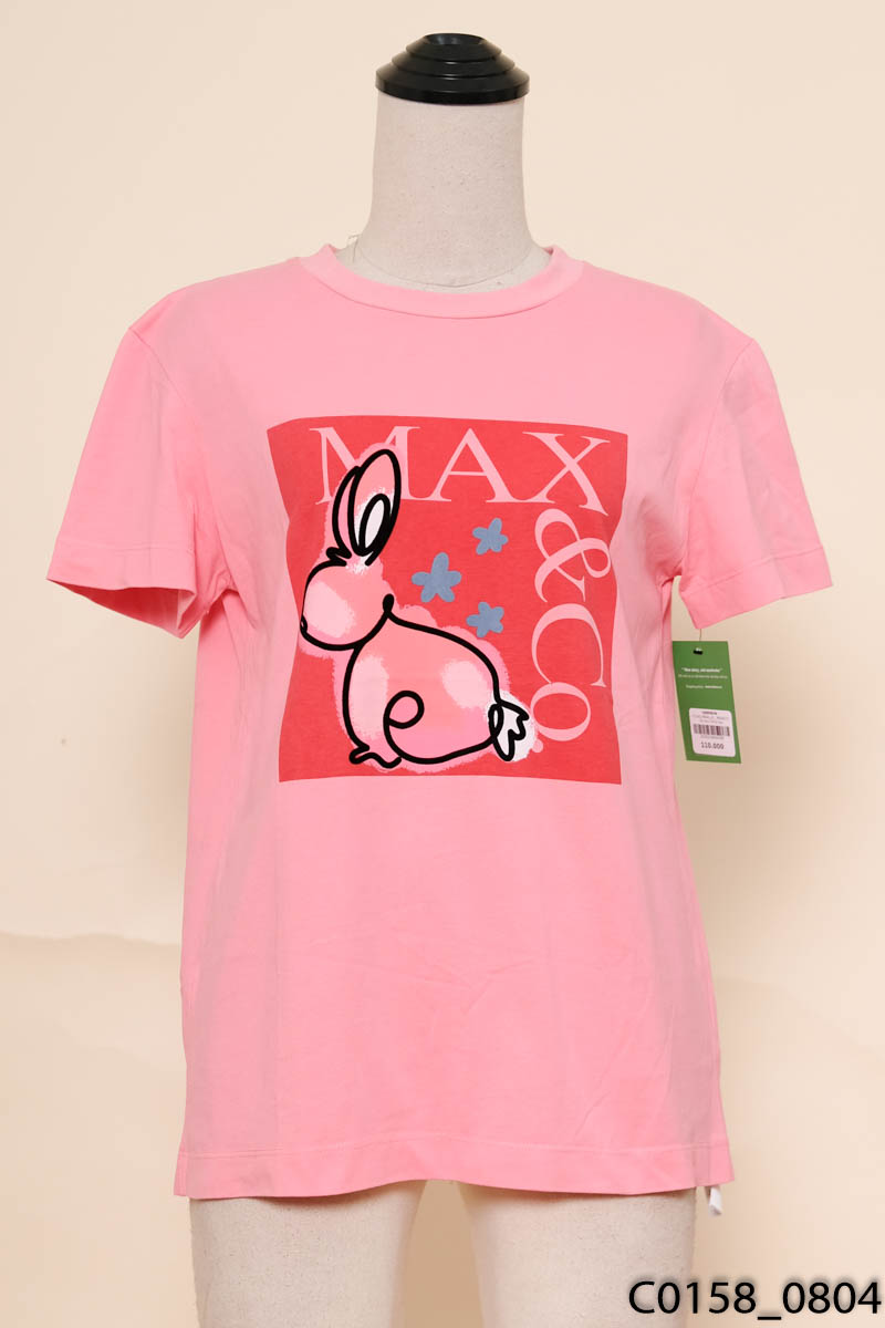 MAX&CO - Áo thun hồng họa tiết