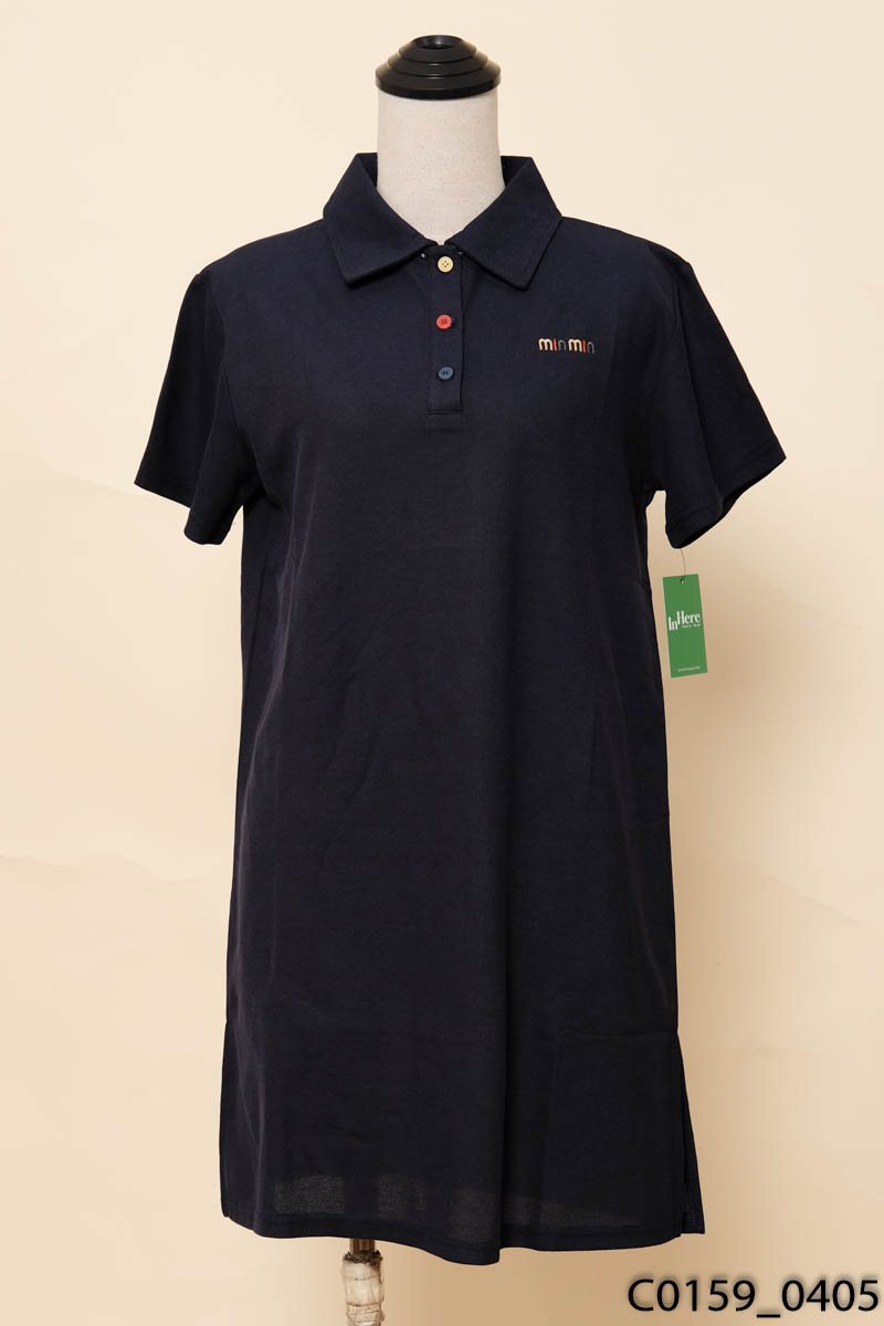 Đầm thun xanh dáng suông New Tags