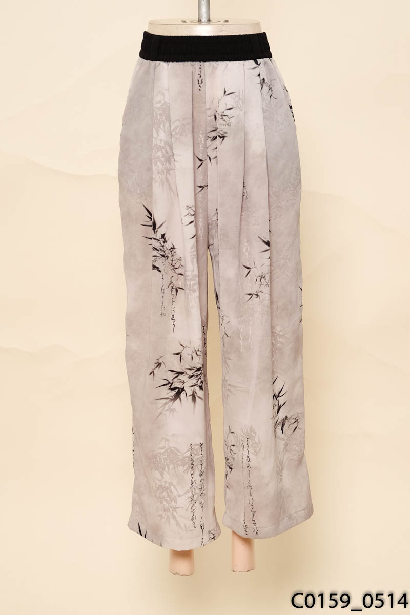 Quần dài đen loang