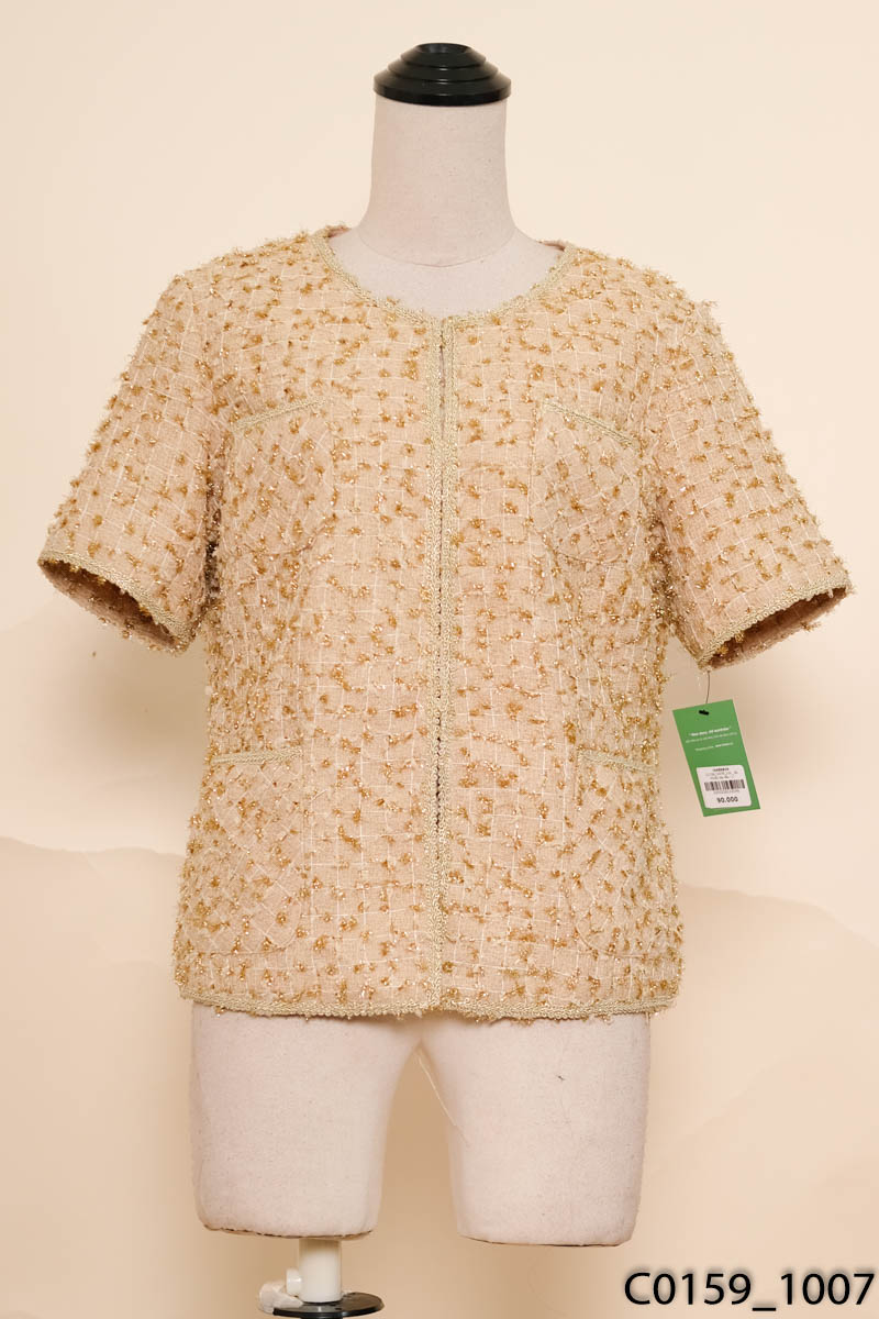 Áo khoác dạ nâu