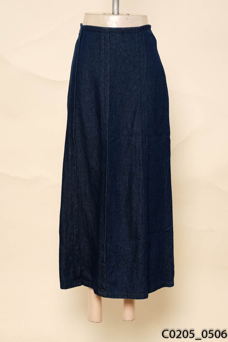 Chân váy jeans xanh đậm