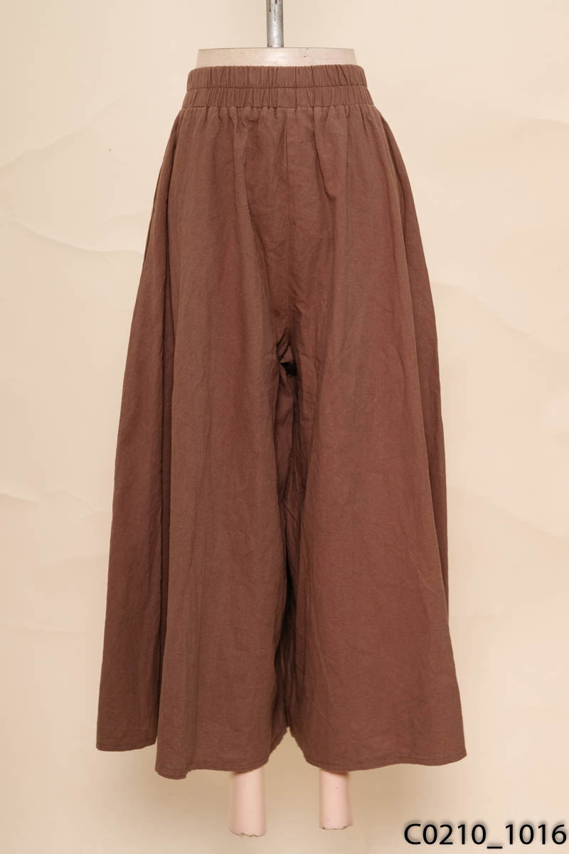 Quần culottes nâu