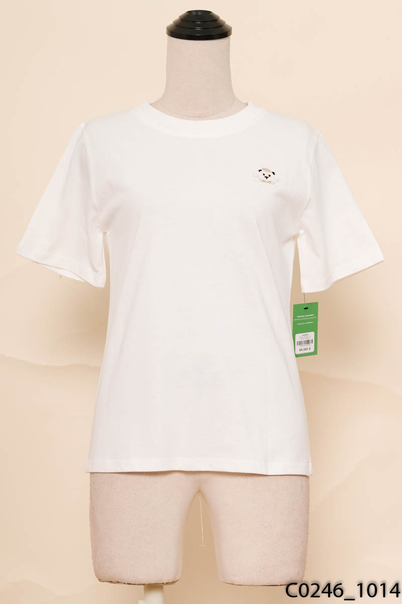 Áo phông trắng họa tiết New Tags