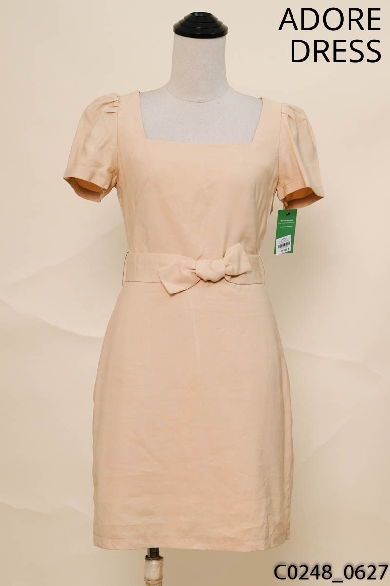 Đầm be nơ eo adore dress