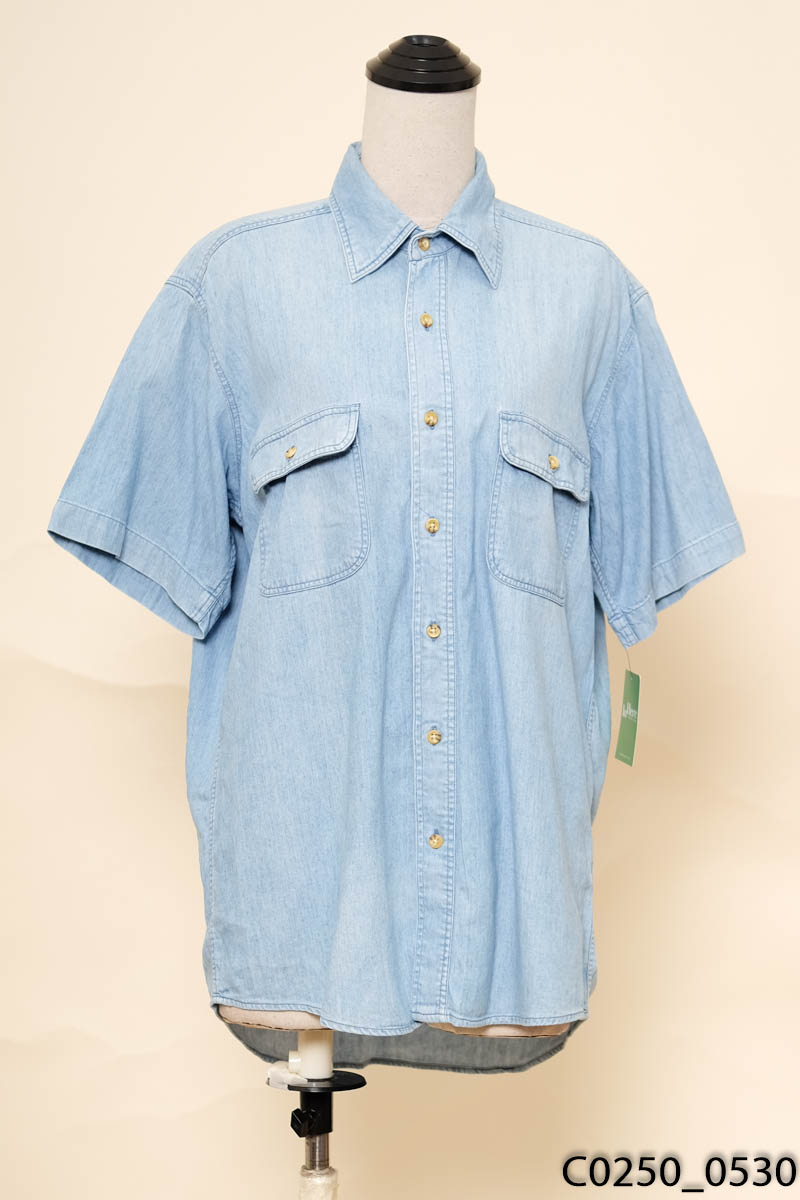 Áo sơ mi jeans xanh