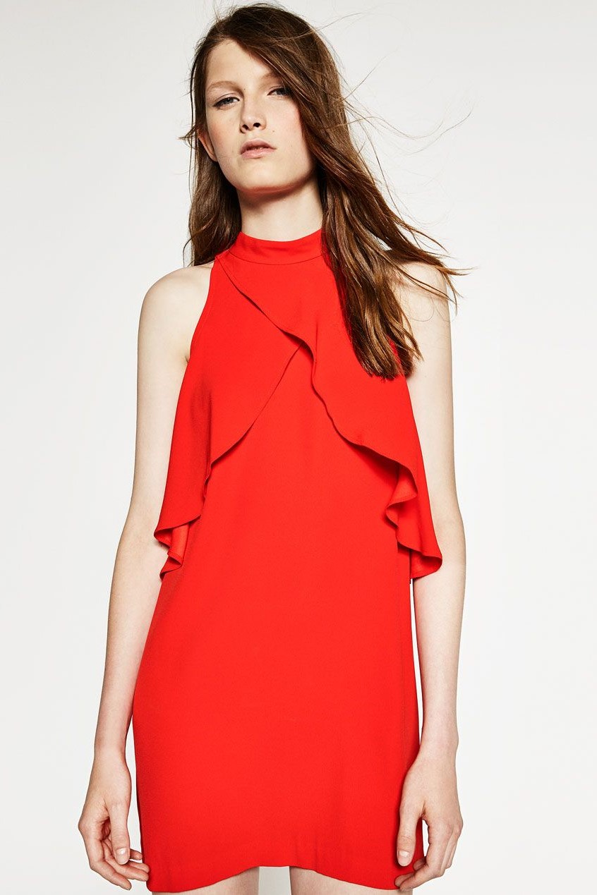 Đầm đỏ Zara