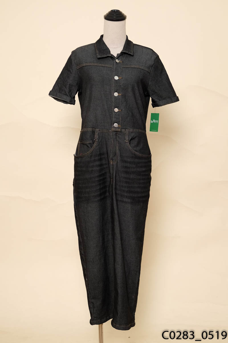 Đầm jeans đen