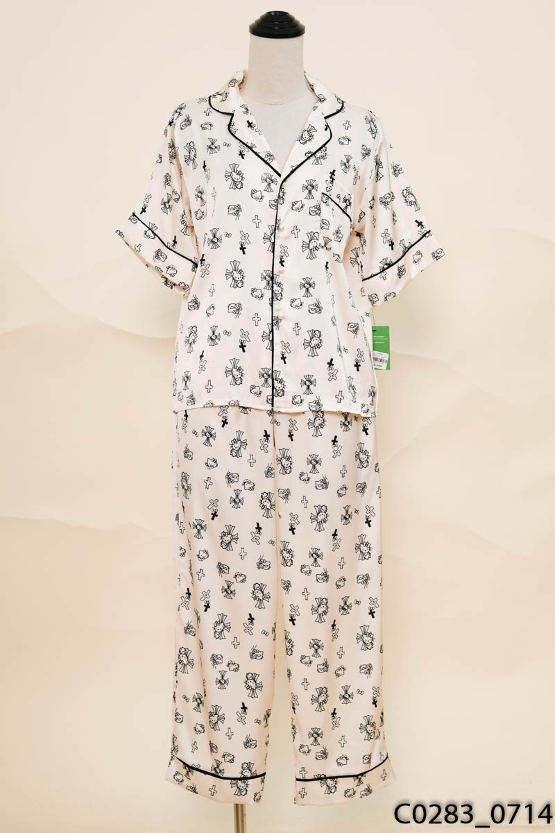 VICTORIA HOMEWEAR- Set pijama be họa tiết New Tags