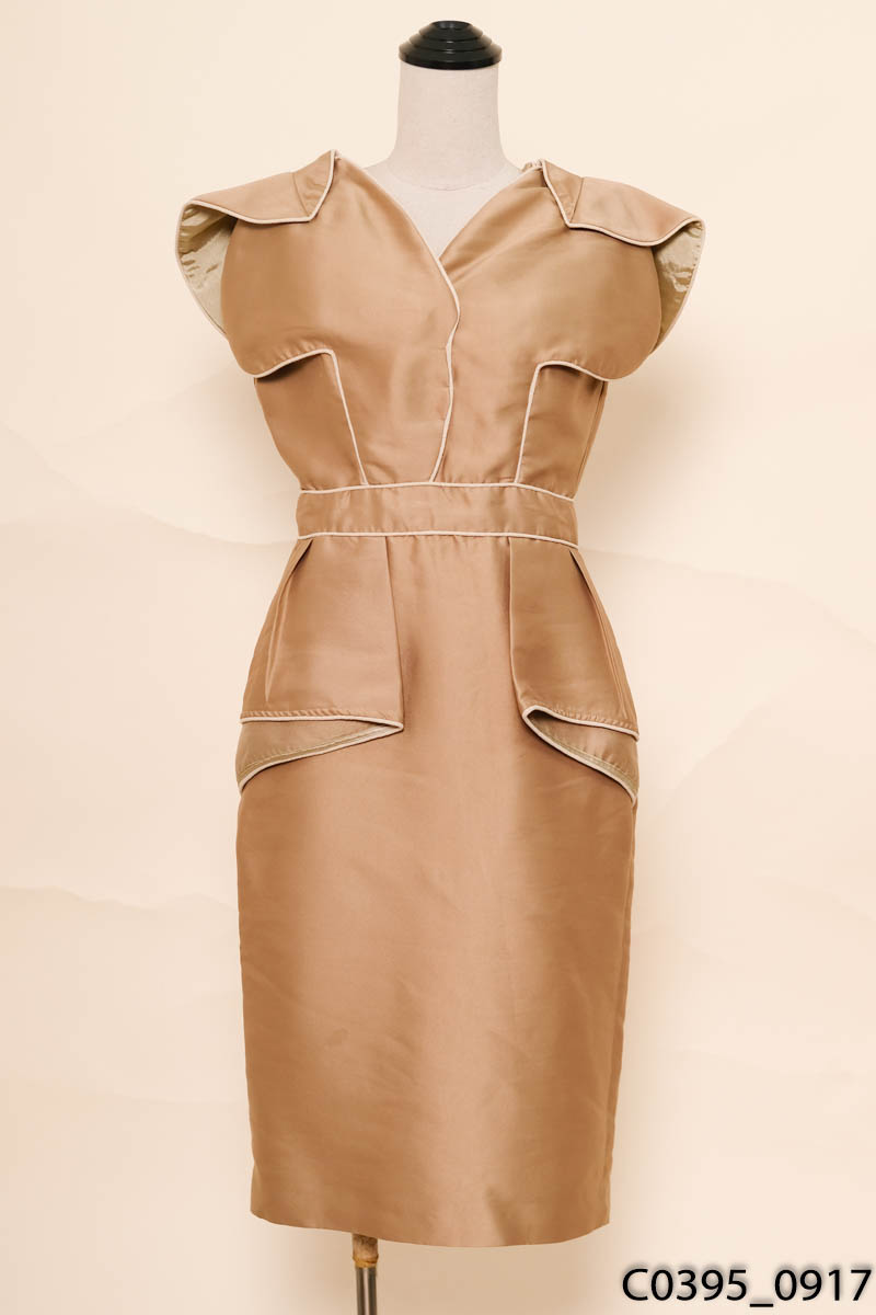 C DRESS DESIGN - Đầm nâu sát nách