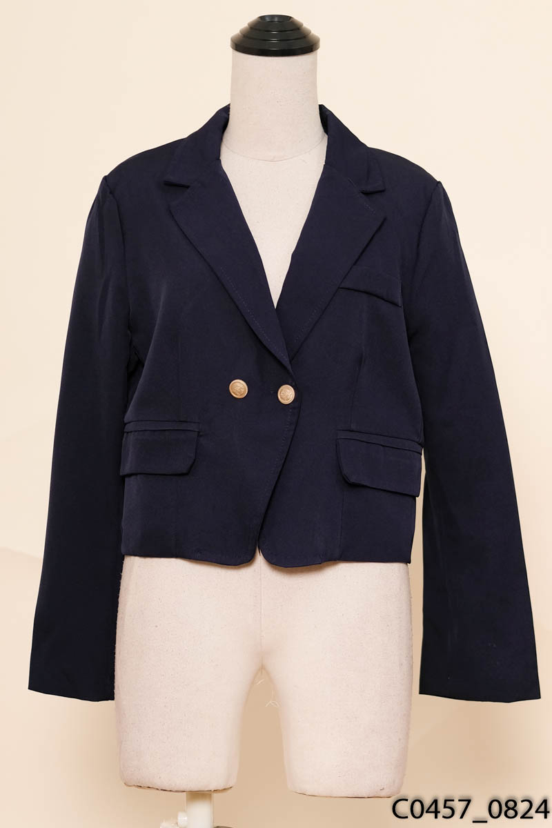 Áo vest crop xanh than