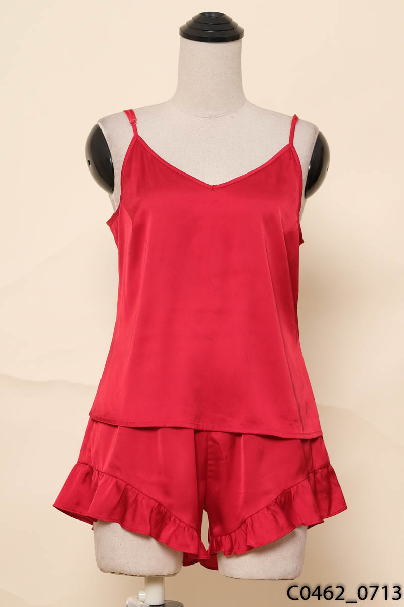 Set áo 2 dây đỏ + quần shorts