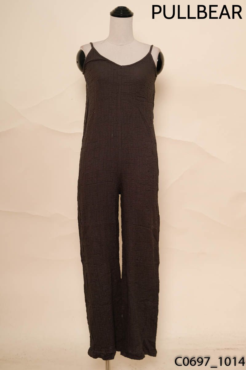 PULL&BEAR - Jumpsuits xám 2 dây