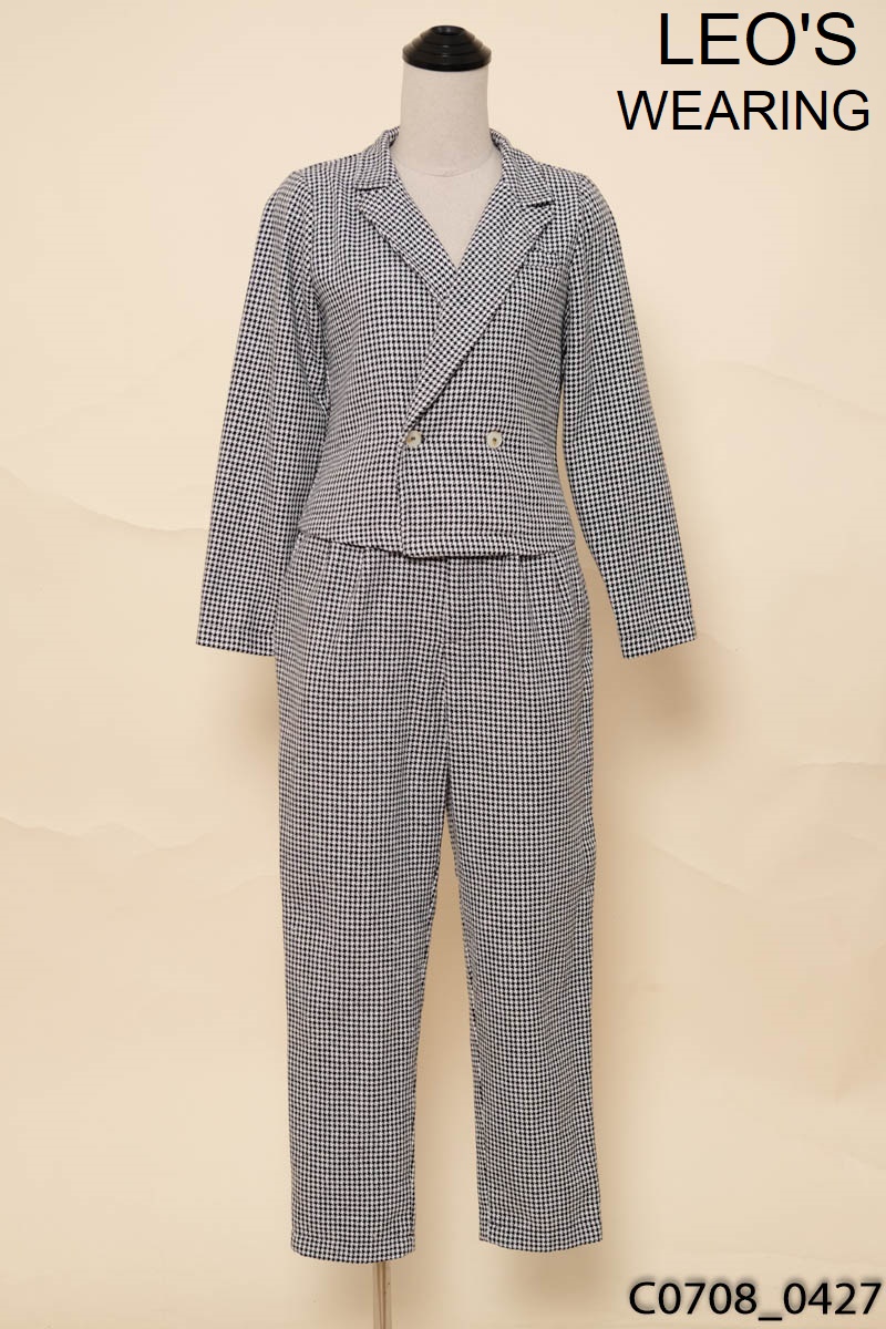 LEO'S WEARING-Set đen trắng