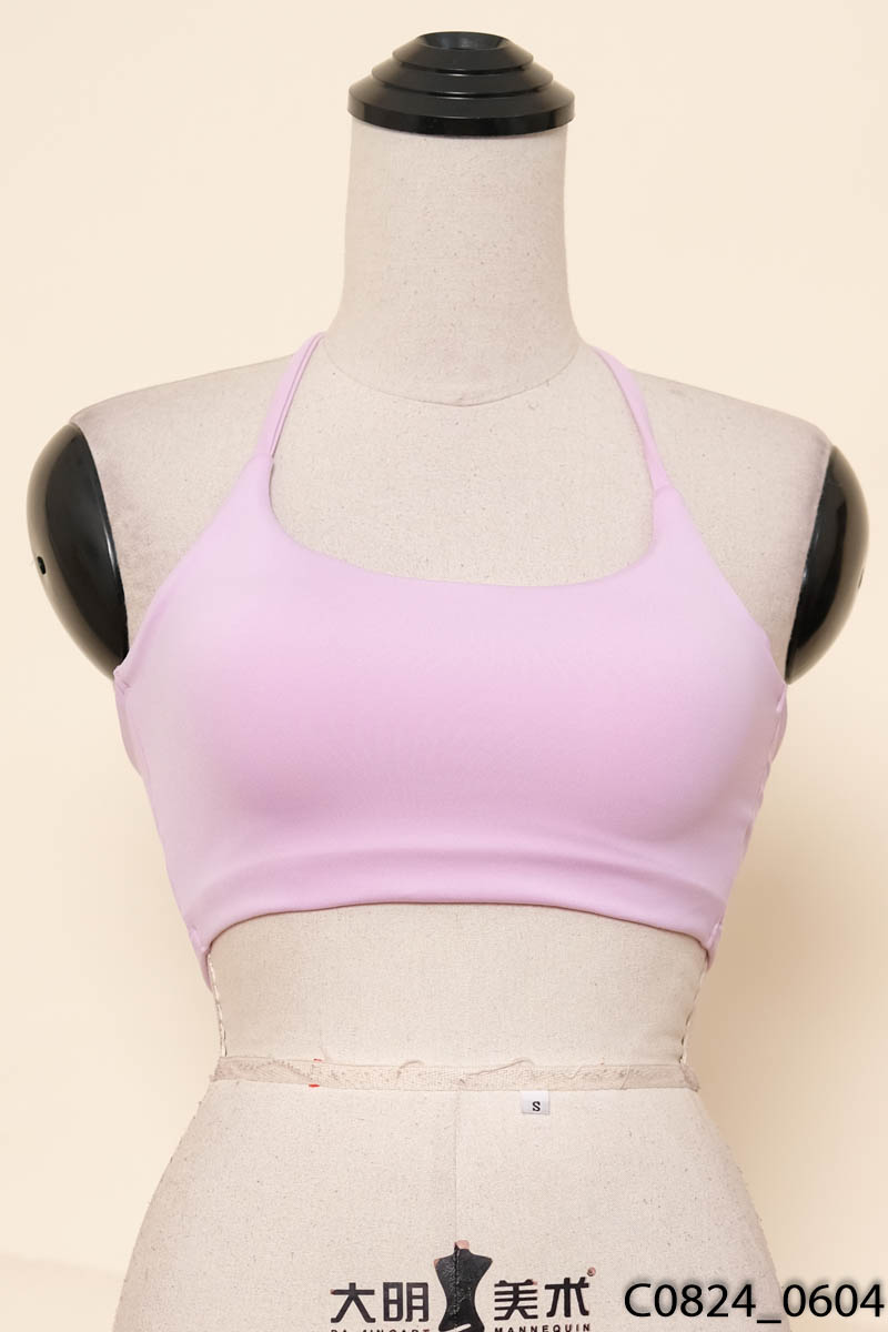 Áo bra tím cổ yếm