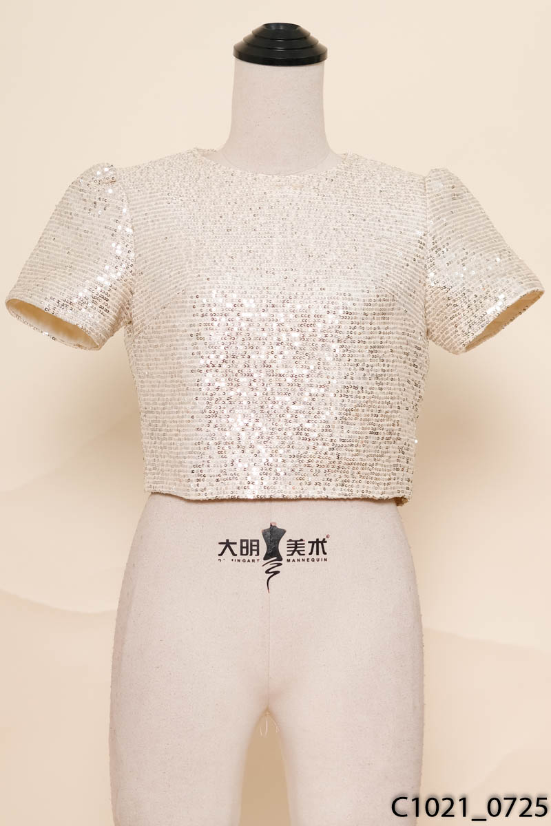 CLARA DESIGN - Áo be đính kim sa
