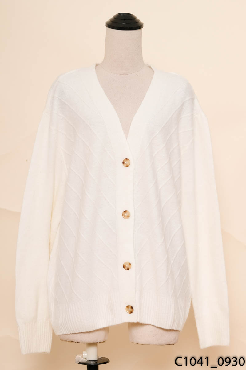Áo cardigan trắng New Tags
