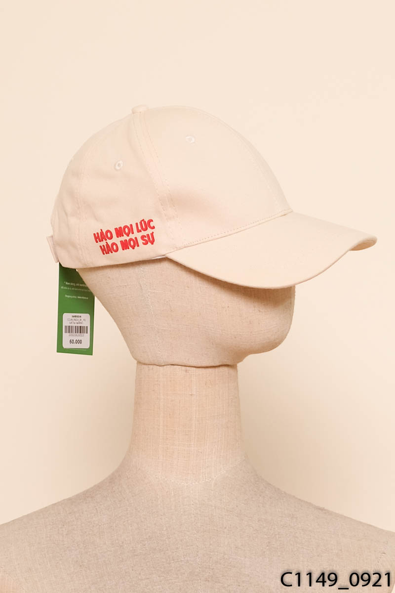 Mũ lưỡi trai be/NEW