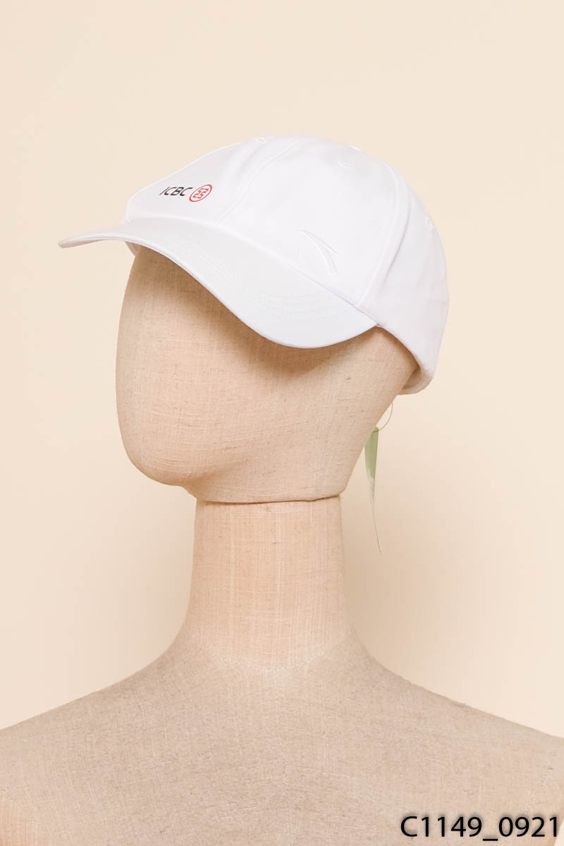 Mũ lưỡi traii trắng/NEW