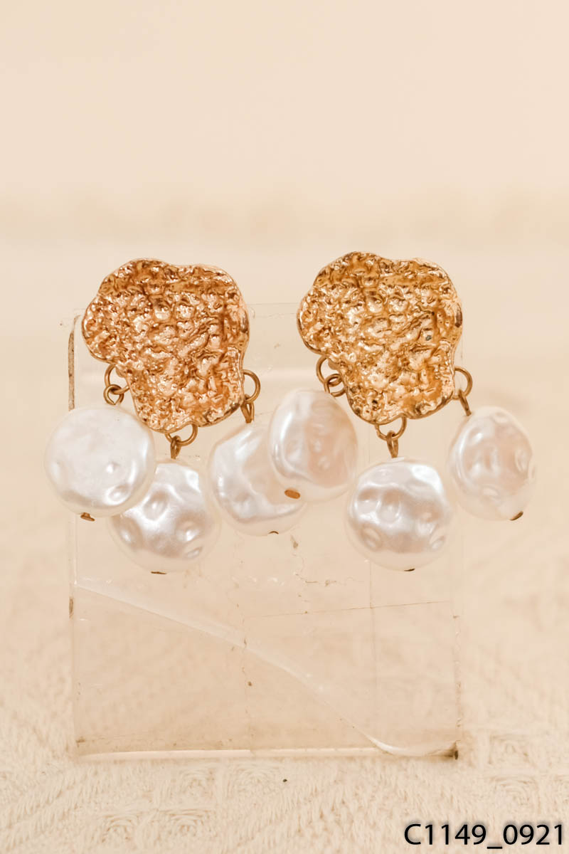 Set vòng cổ ngọc trai + khuyên tay
