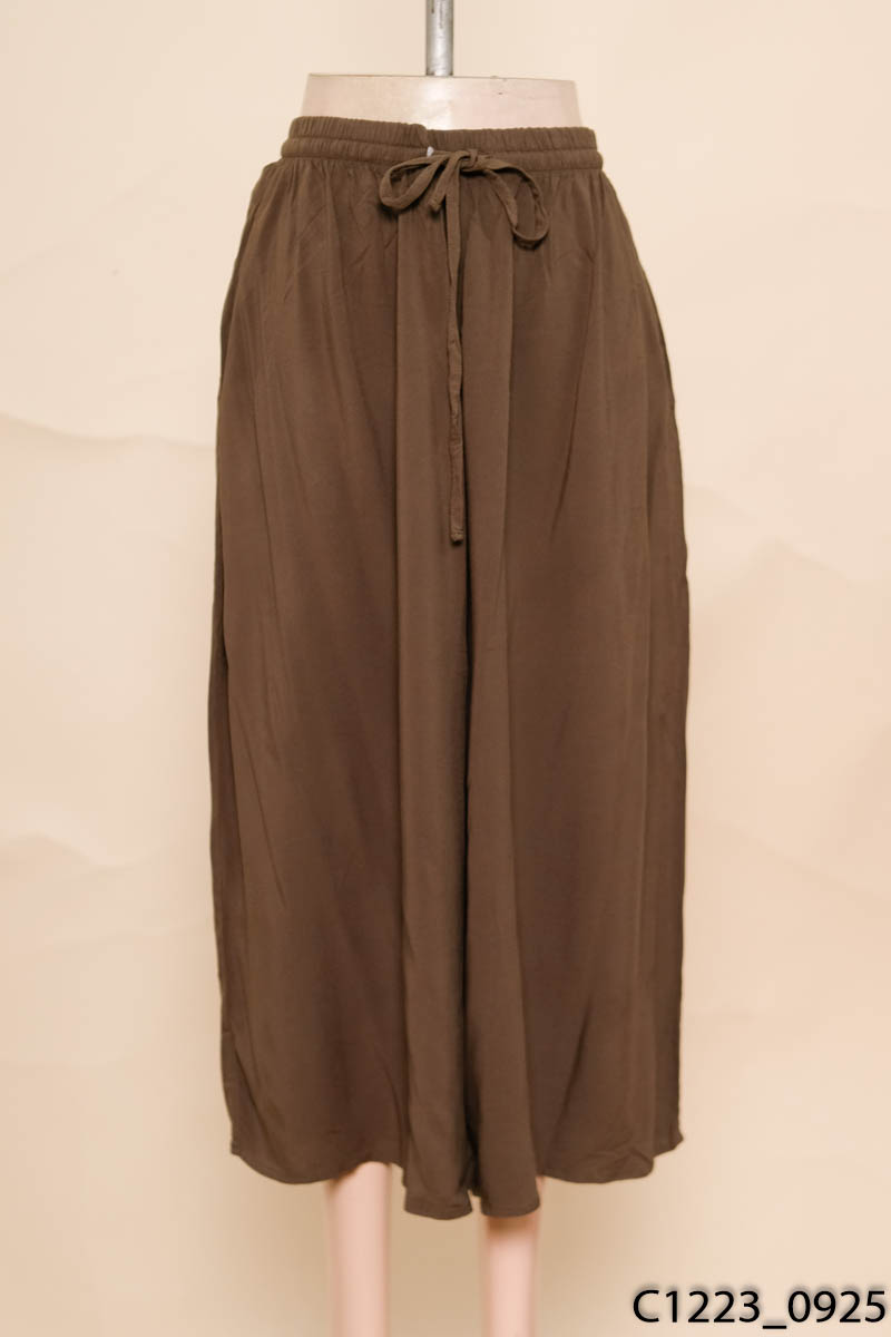 Quần culottes xanh