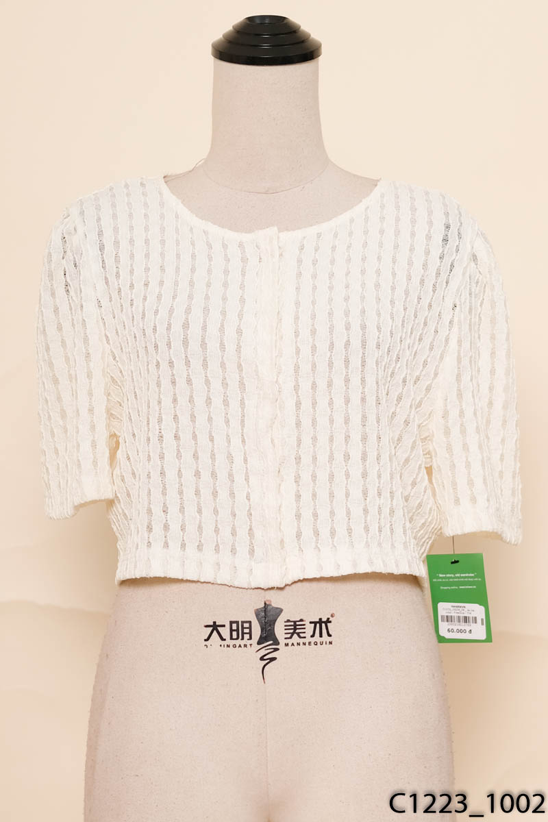 Áo be crop