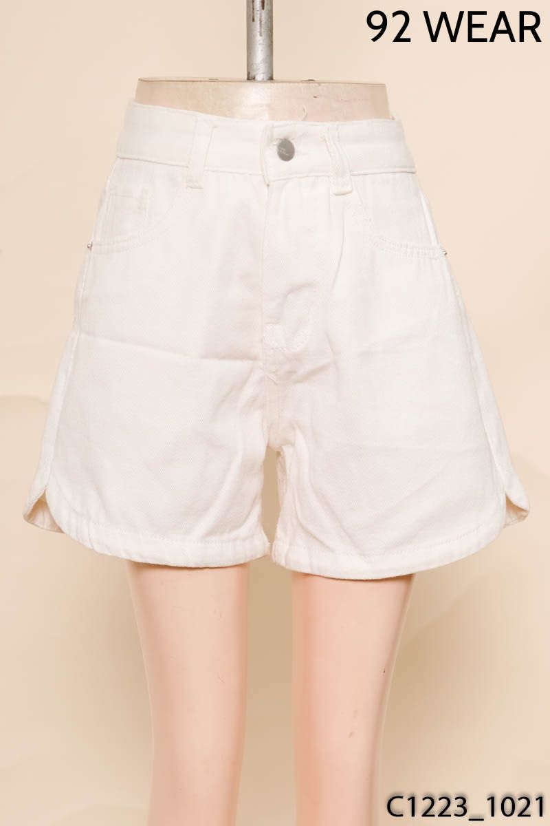 Quần shorts jean trắng 92 Wear