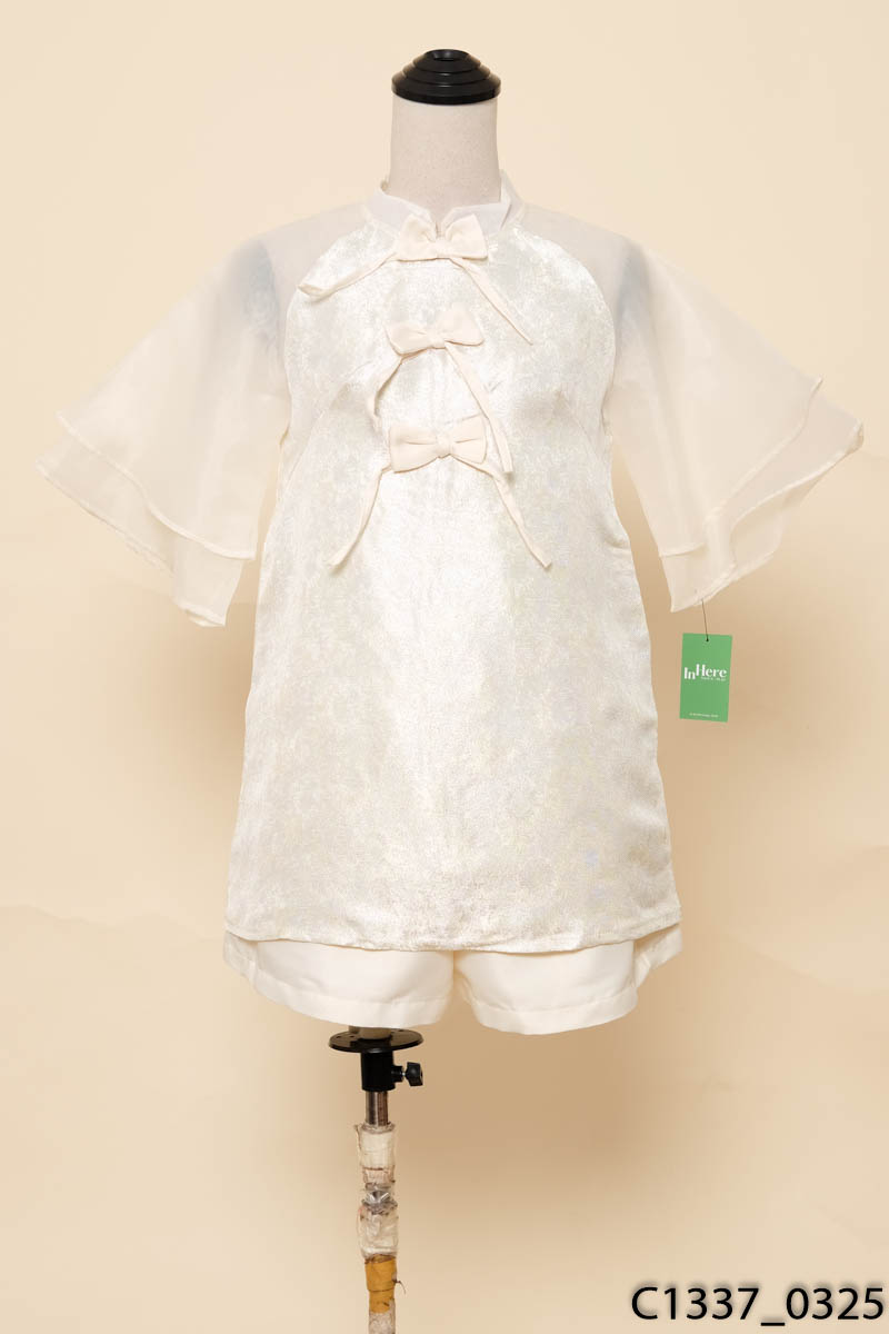 Set be phối tay organza New Tags