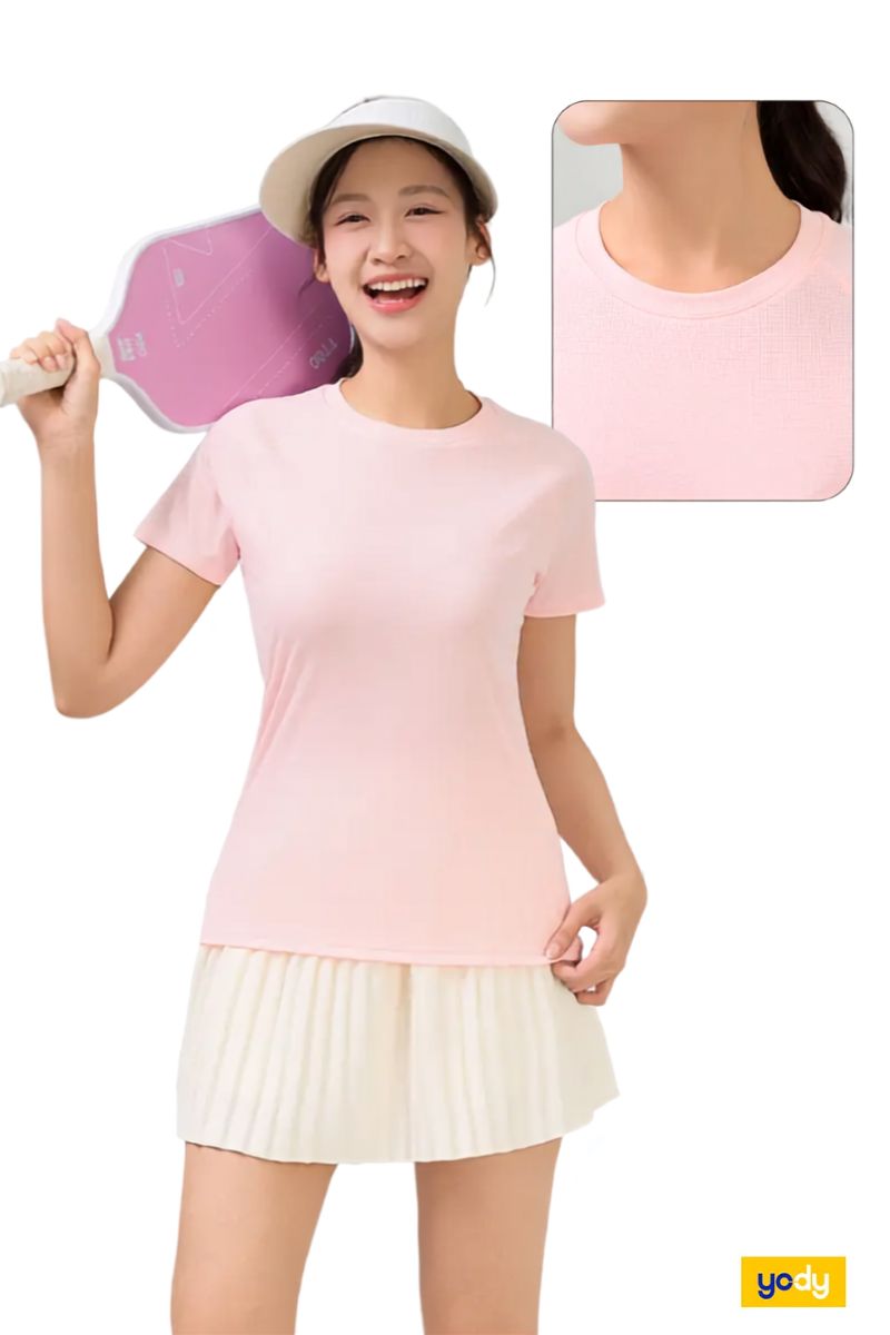 YODY SPORT - Áo thun hồng
