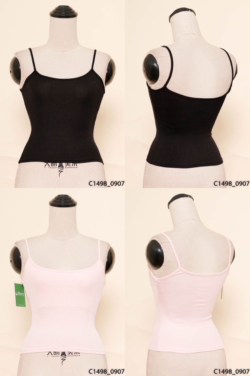Set áo 2 dây hồng+ đen