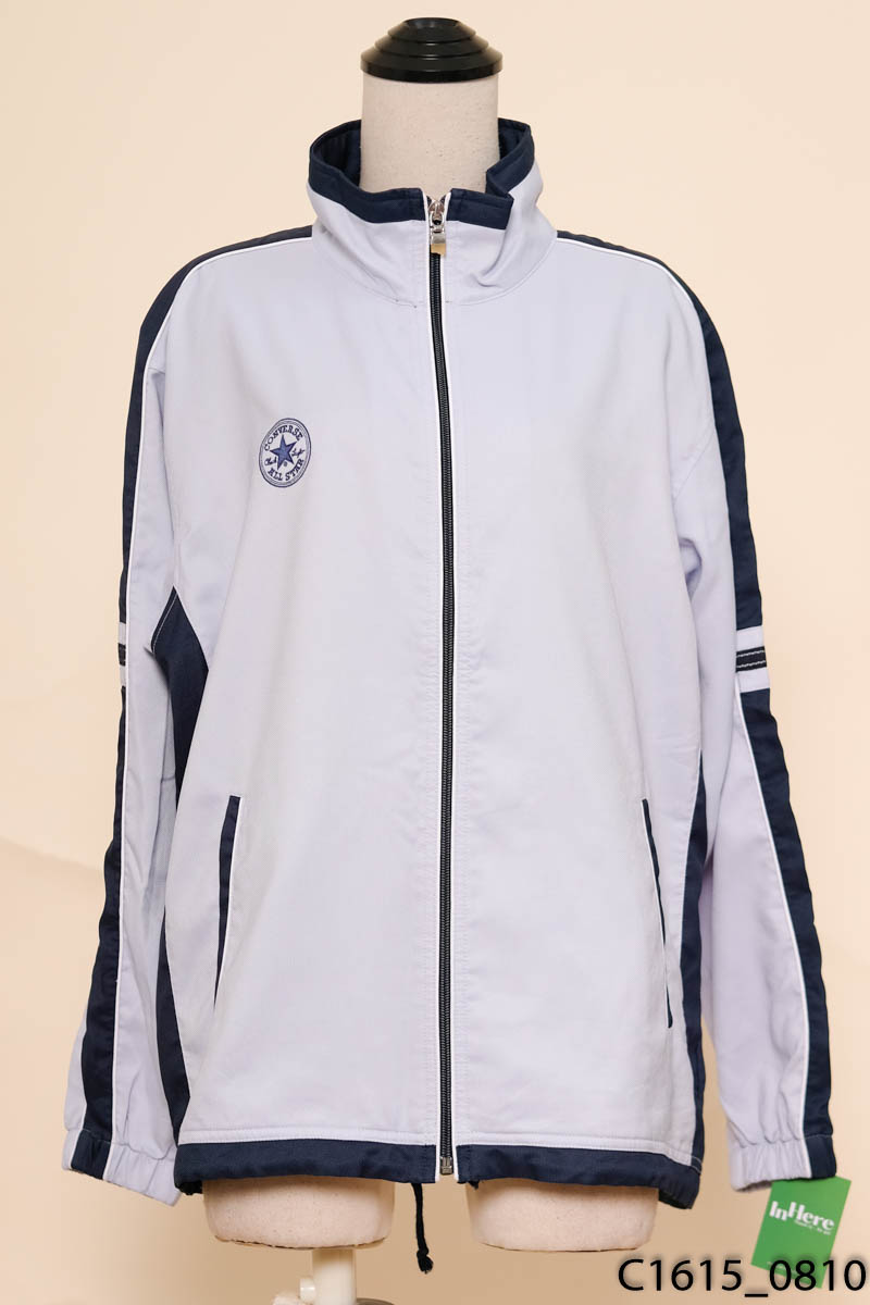 Áo khoác xanh form rộng