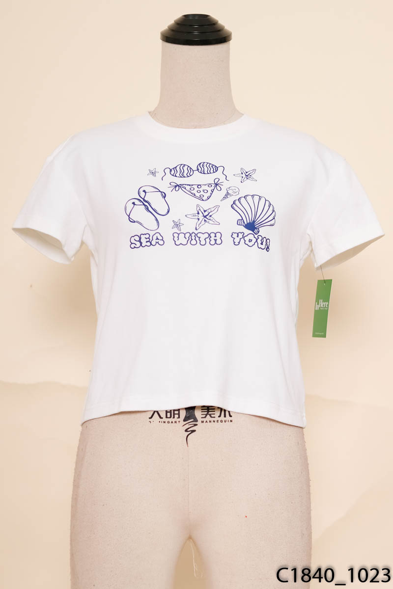 Áo thun be họa tiết