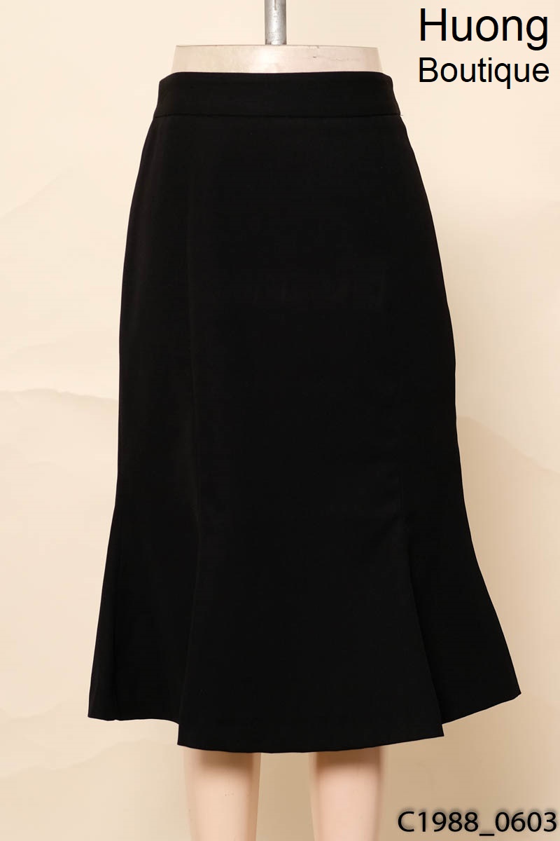 Chân váy đuôi cá đen Huong Boutique