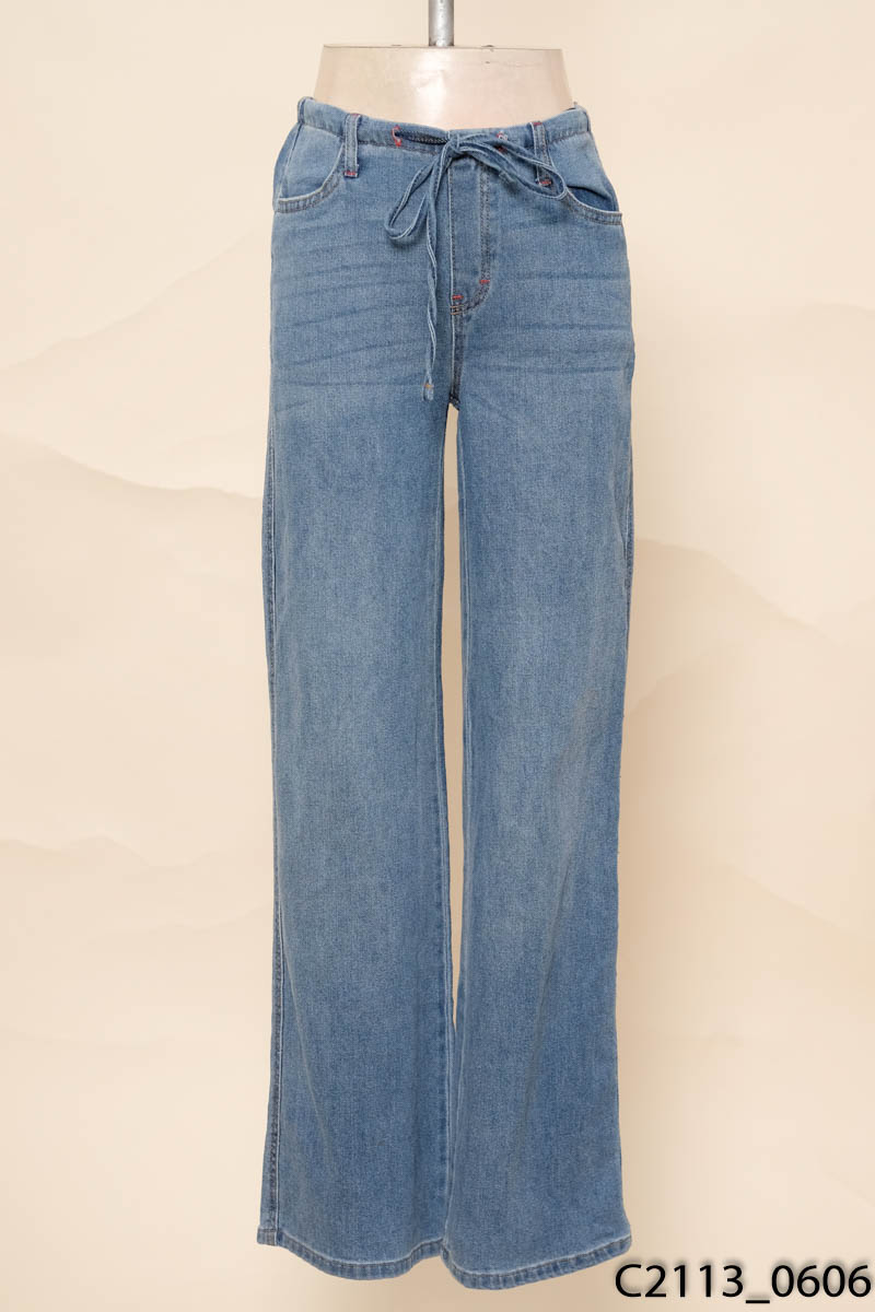 VANILLA STAR-Quần jeans xanh