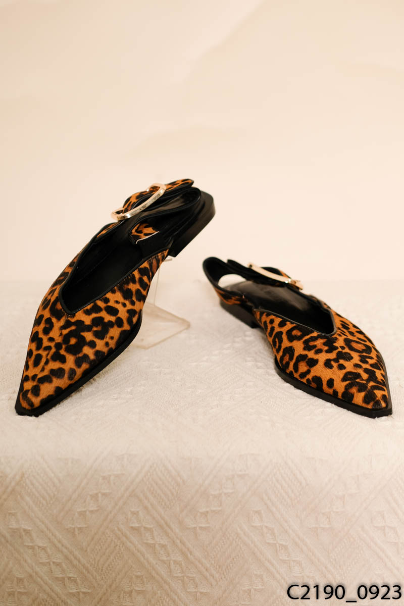 STEVEMADDEN - Giày bệt hoạ tiết da báo/NEW
