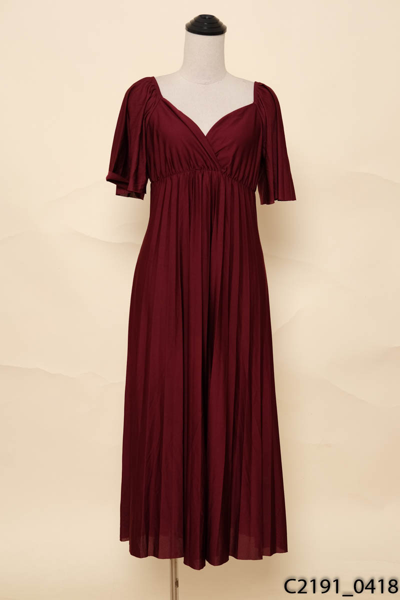 Đầm đỏ khoét lưng cổ V ASOS