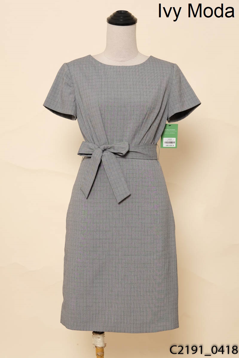 Đầm xám họa tiết Ivy Moda