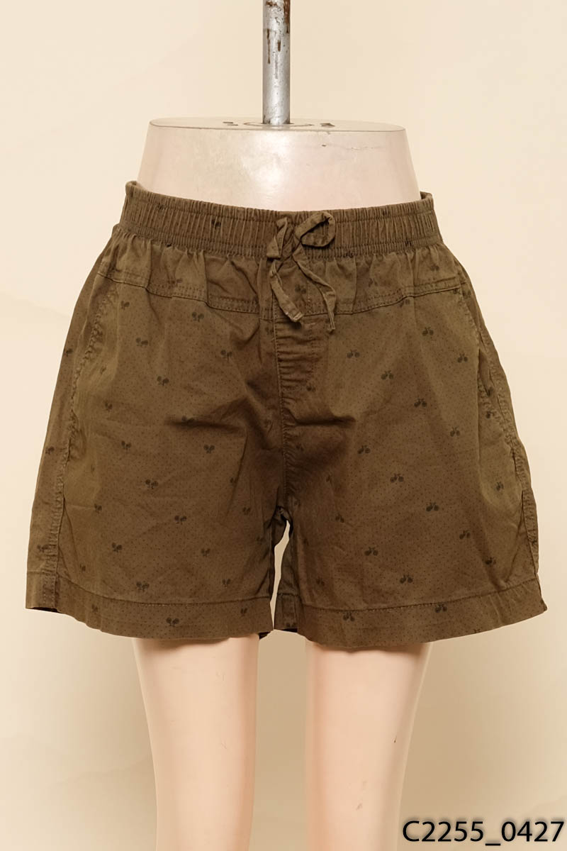 GALA BASIC-Quần short rêu