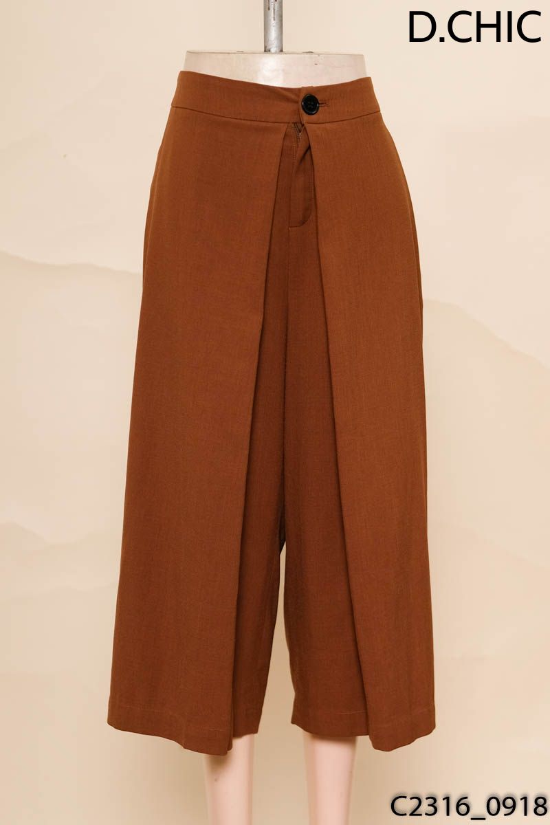 Quần culottes nâu D.Chic