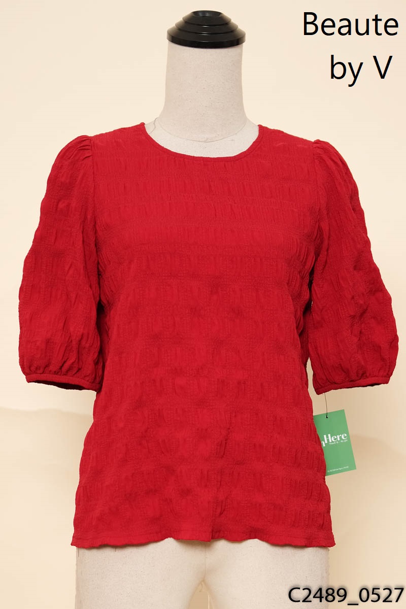 Áo đỏ có dây buộc Beaute by V