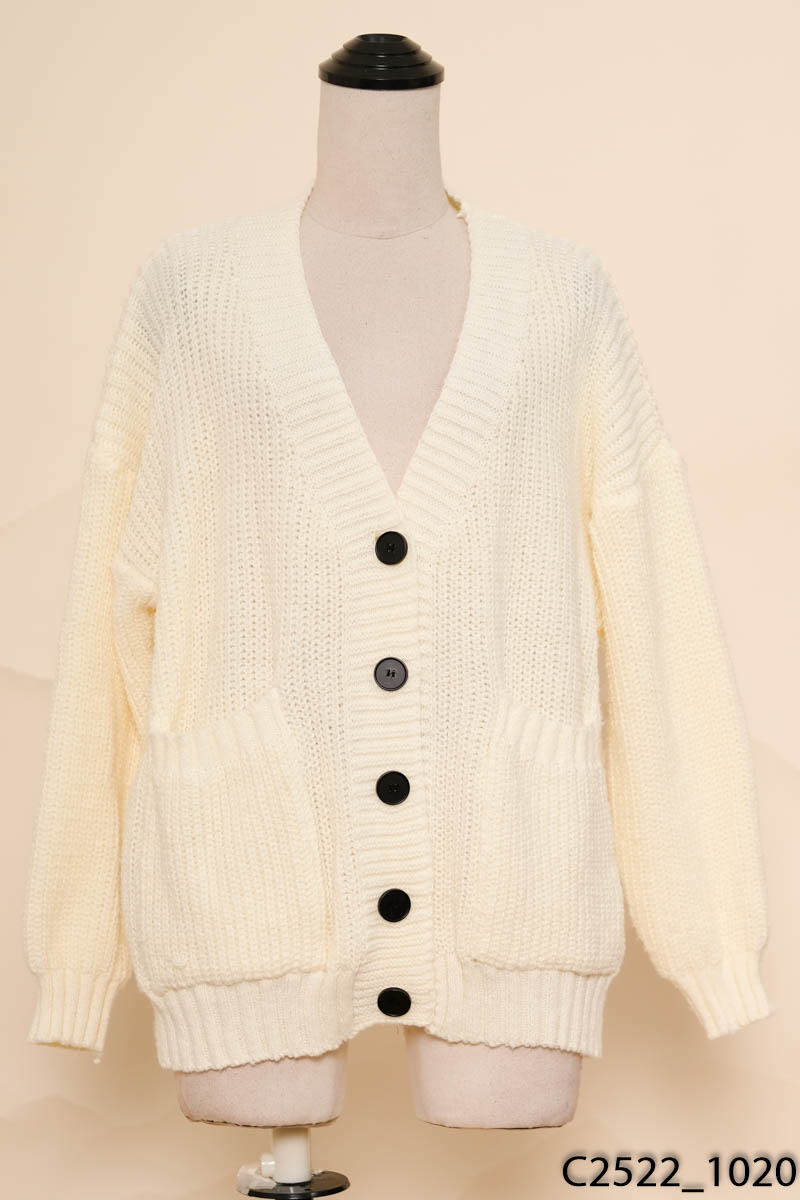 Áo cardigan len be