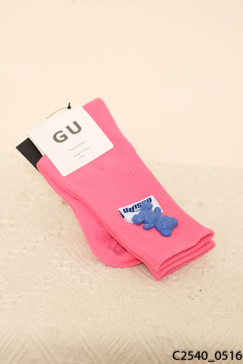 Tất hồng gấu New Tags