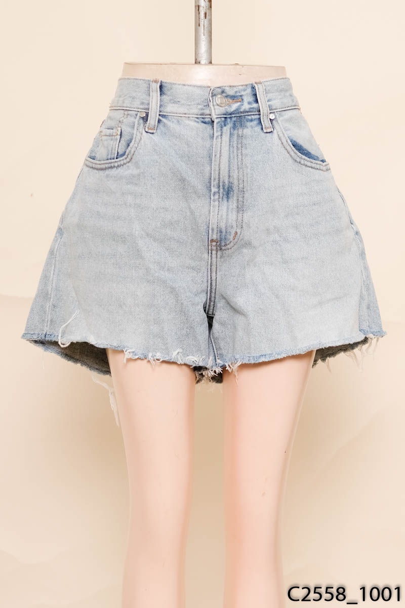 THEBLUETSHIRT- Quần short jeans xanh