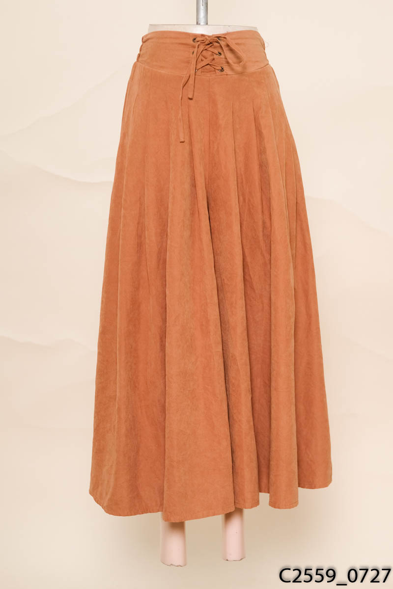 Quần culottes nâu cam