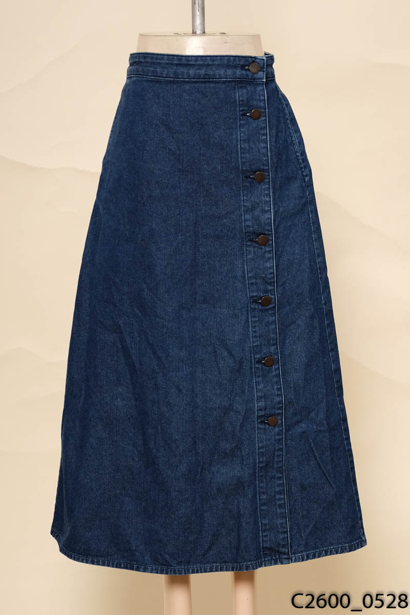 Chân váy jeans xanh đậm