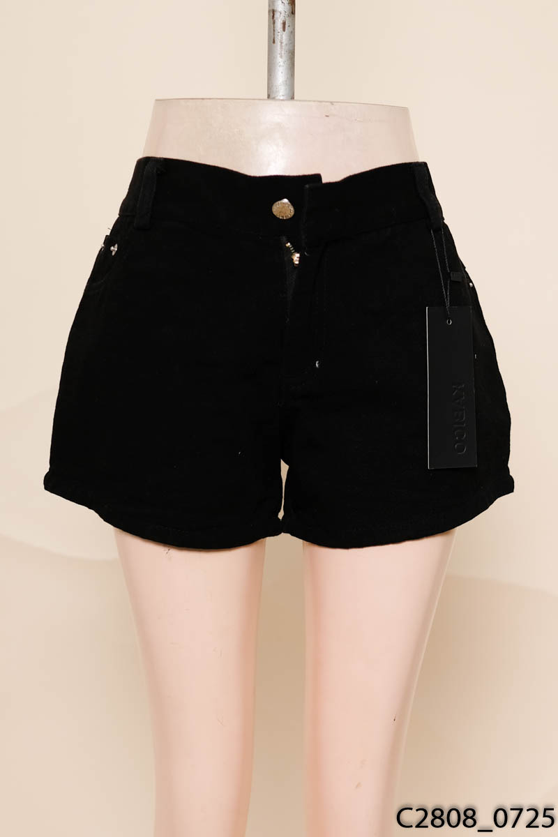 KABICO - Quần shorts jean đen New Tags